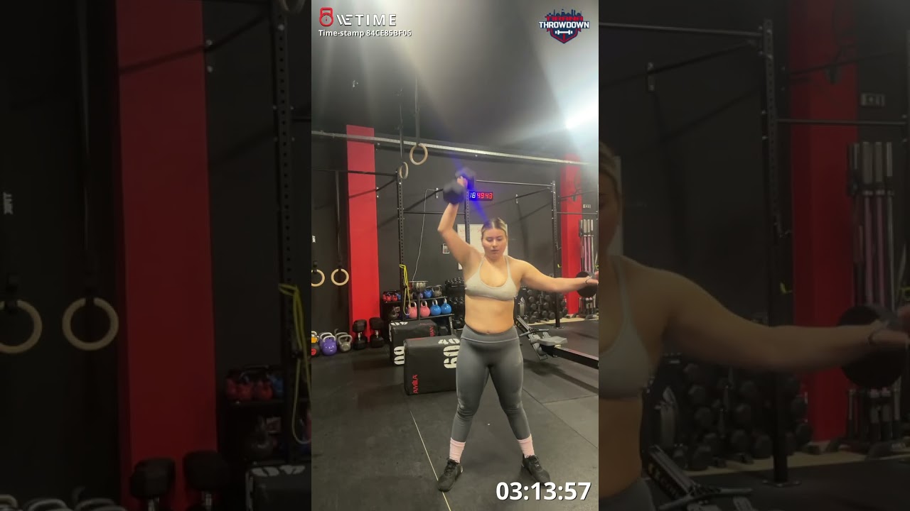 Spyrela Kyriakopoulou Tirana Throwdown 2026/ Wod 26.1 Category= Scale
