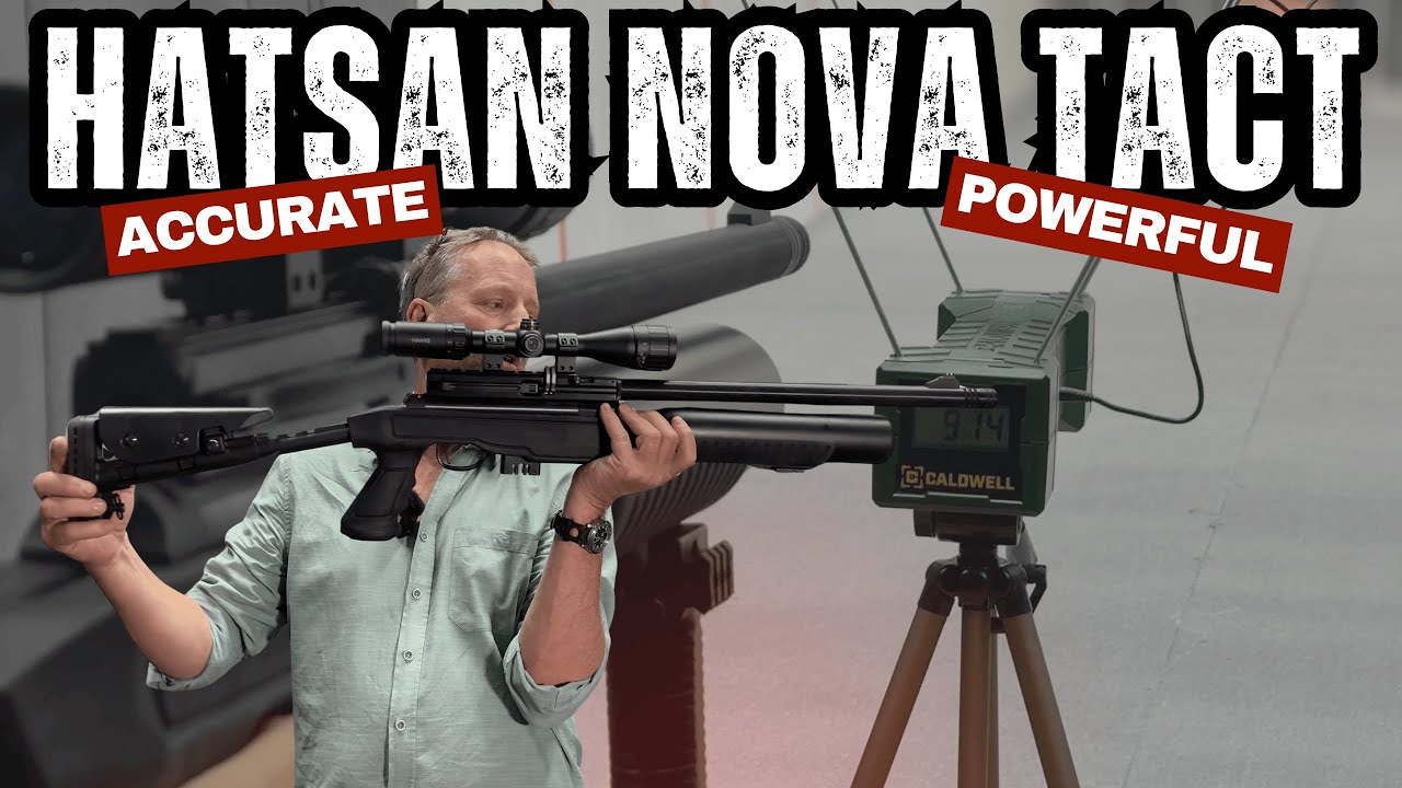 Hatsan Nova Tact &mdash; невероятно точные и мощные! &mdash; полный обзор, тест пули и хронографа