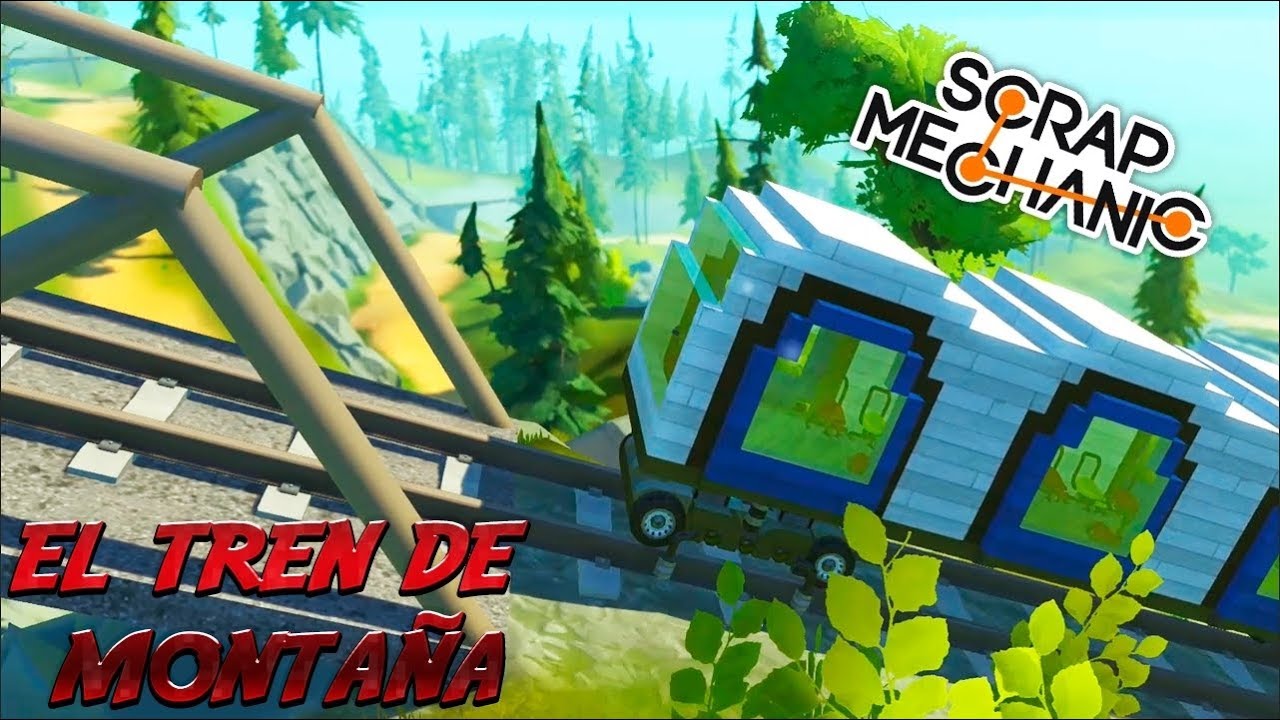 DE LOS MEJORES TRENES DEL JUEGO SCRAP MECHANIC / MAPAS