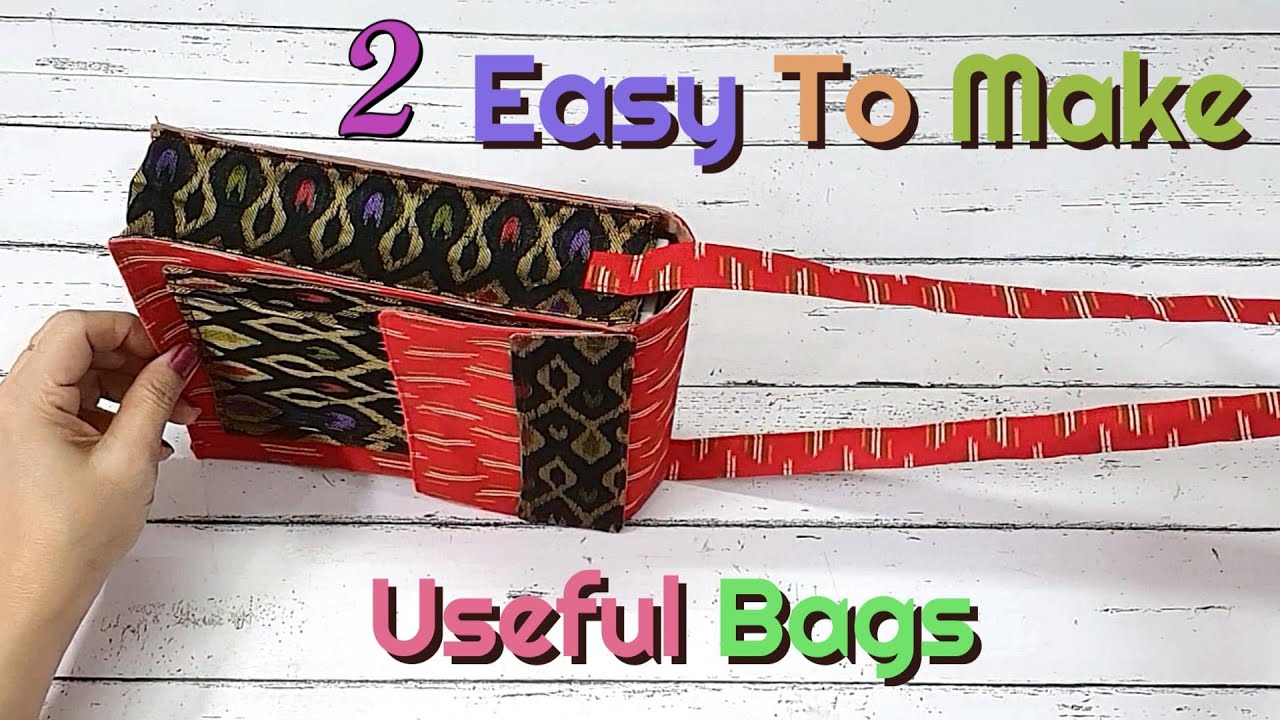 2 Everyday Use Bags, Quick and Easy To Make At Home