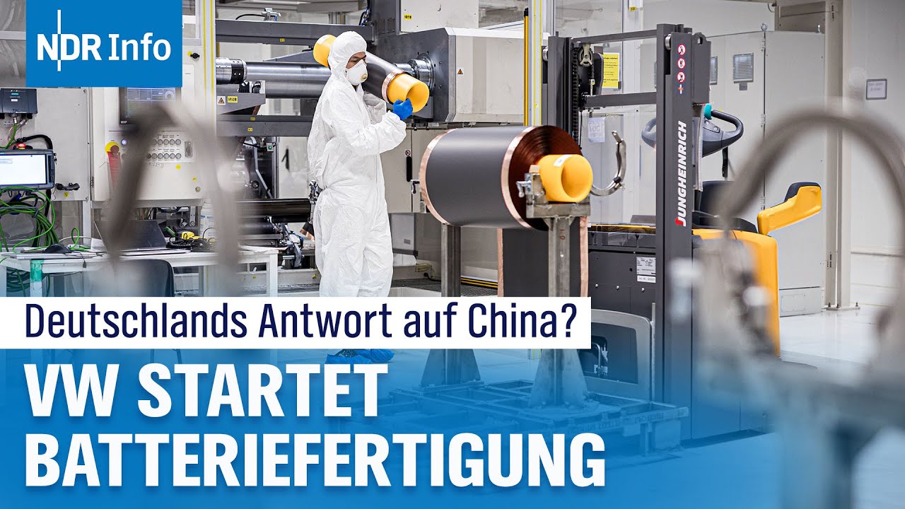 Neue VW-Batteriezellfabrik beginnt Produktion in Salzgitter | NDR Info