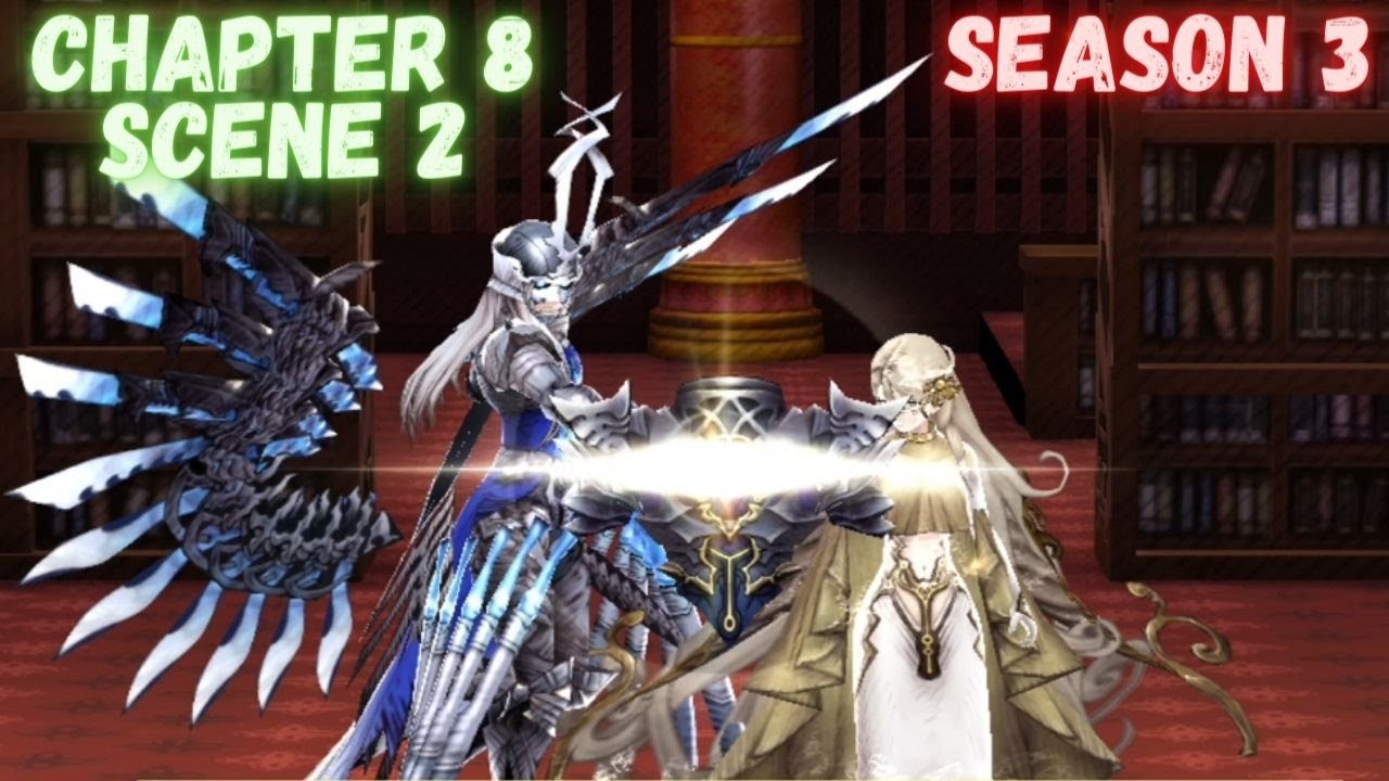 War of the Visions Season 3 [Chapter 8 Scene 2] Final Fantasy Brave Exvius  ALL CUTSCENE CINEMATICS