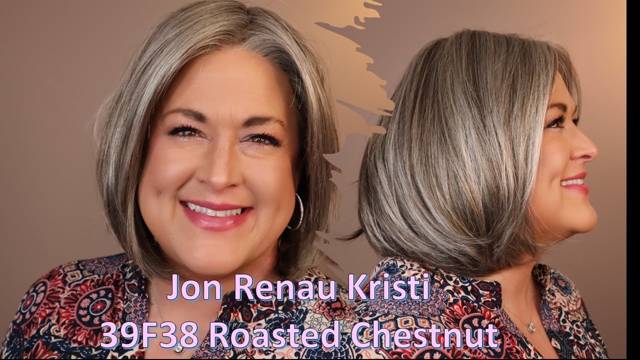 Jon Renau KRISTI in 39F38 Roasted Chestnut | WIG REVIEW | Fully hand-tied bob style!