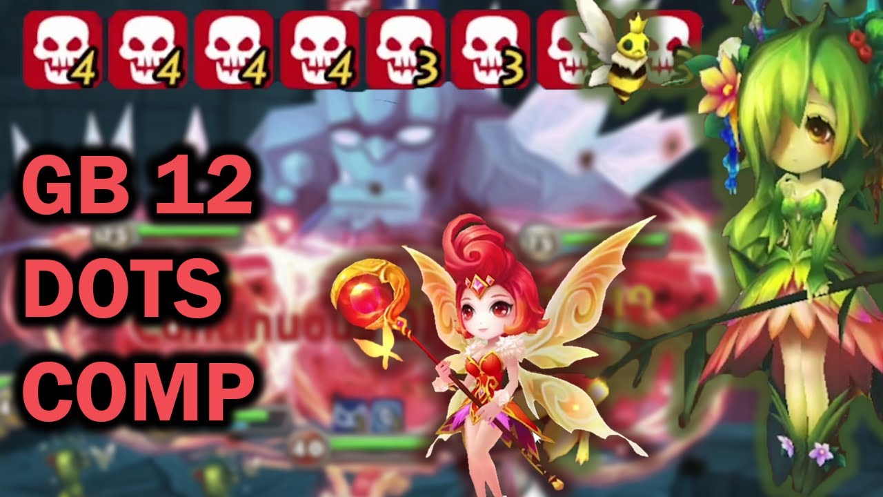 GB12 Damage over time (DOTS) decently safe team? (Summoners War)