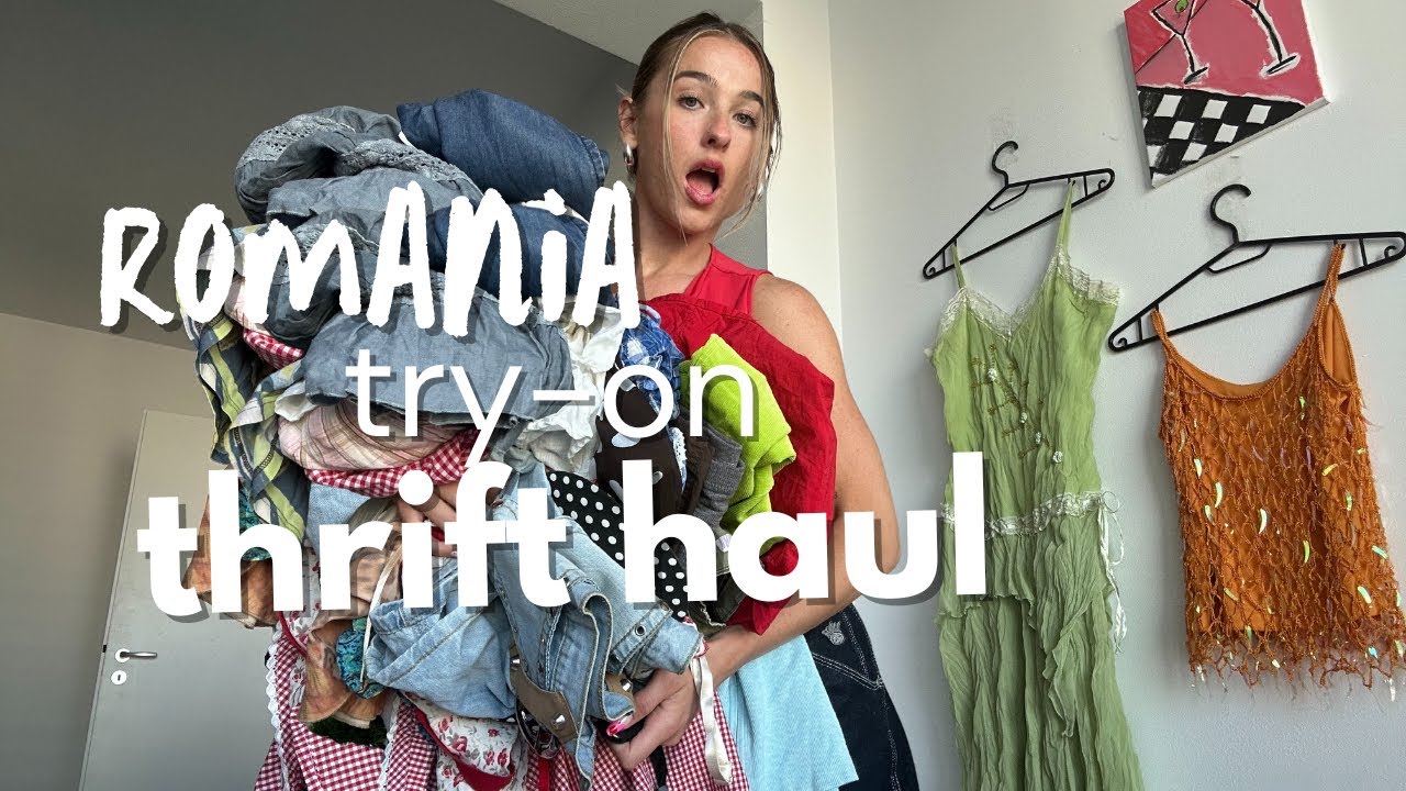 ROMANIA TRY-ON THRIFT HAUL!