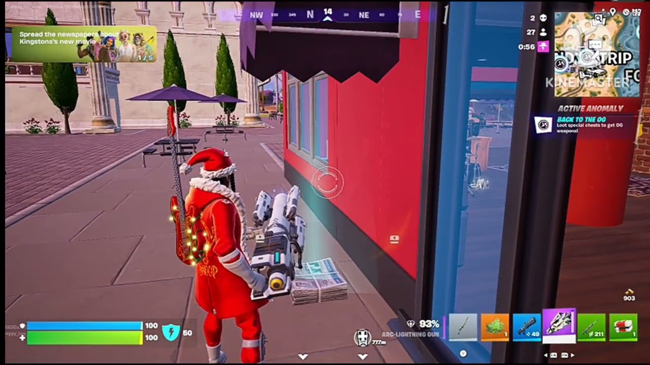 Uncut fortnite match (found the hydron collider)