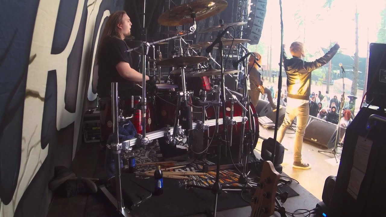 Arion - Lost Drumcam @ Nummirock 19.6.2015