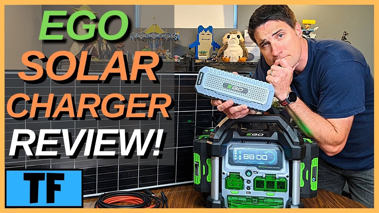 EGO Nexus Power Station Review WITH Solar! | How Fast Will It Charge Batteries? (CH1800)