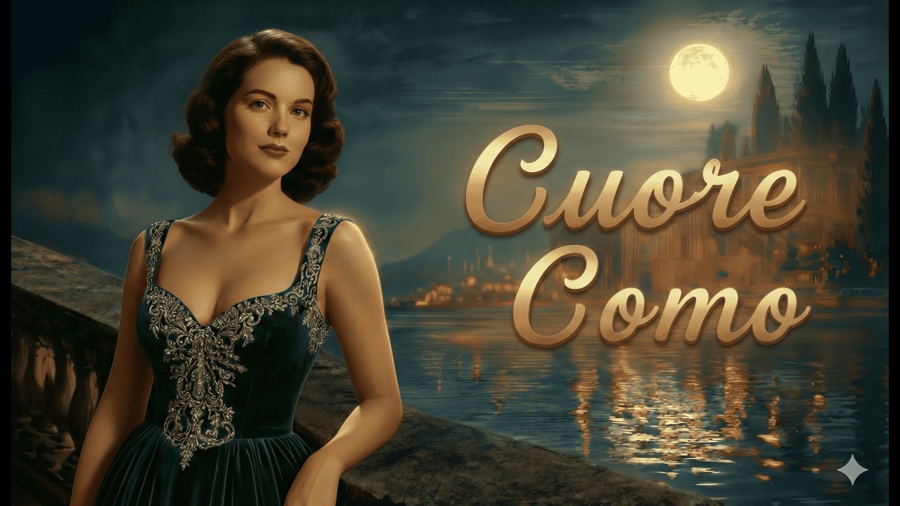 Luna sul Lago di Como, Amore Mio ❤️  1960s Italian Vintage Romance Music Video