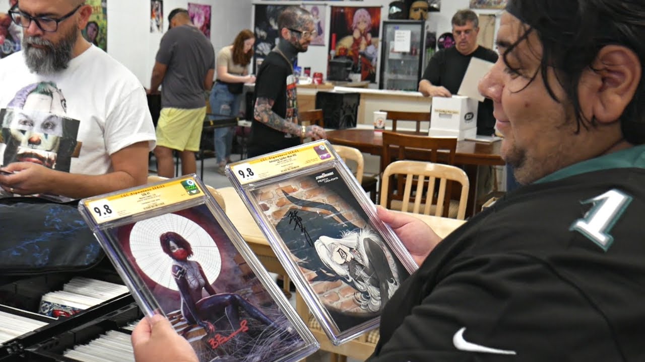 Selling Comic Books & Cards at a Thrift Store FULL of Collectors!