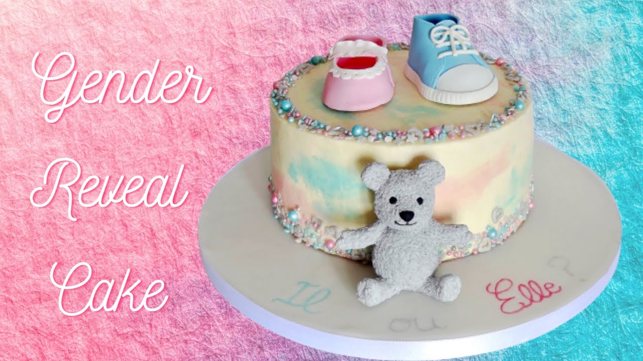Gateau RÉVÉLATION du sexe du BÉBÉ
