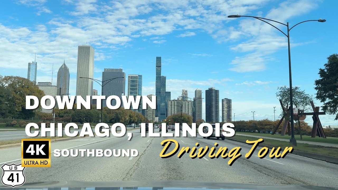Driving from Hyde Park to Downtown Chicago on Lake Shore Drive | Scenic City Views
