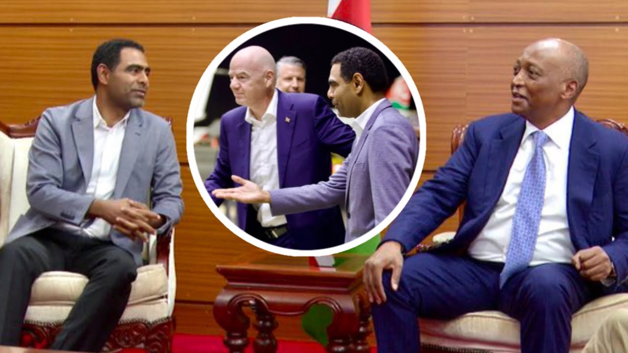 FIFA President Infantino & CAF President Motsepe Arrive in Nairobi | FKF President Hussein Mohammed