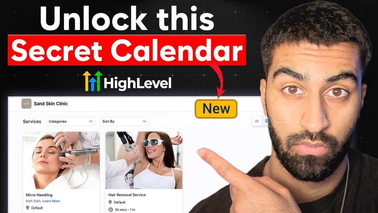 this secret gohighlevel SERVICE calendar is insane (2026)
