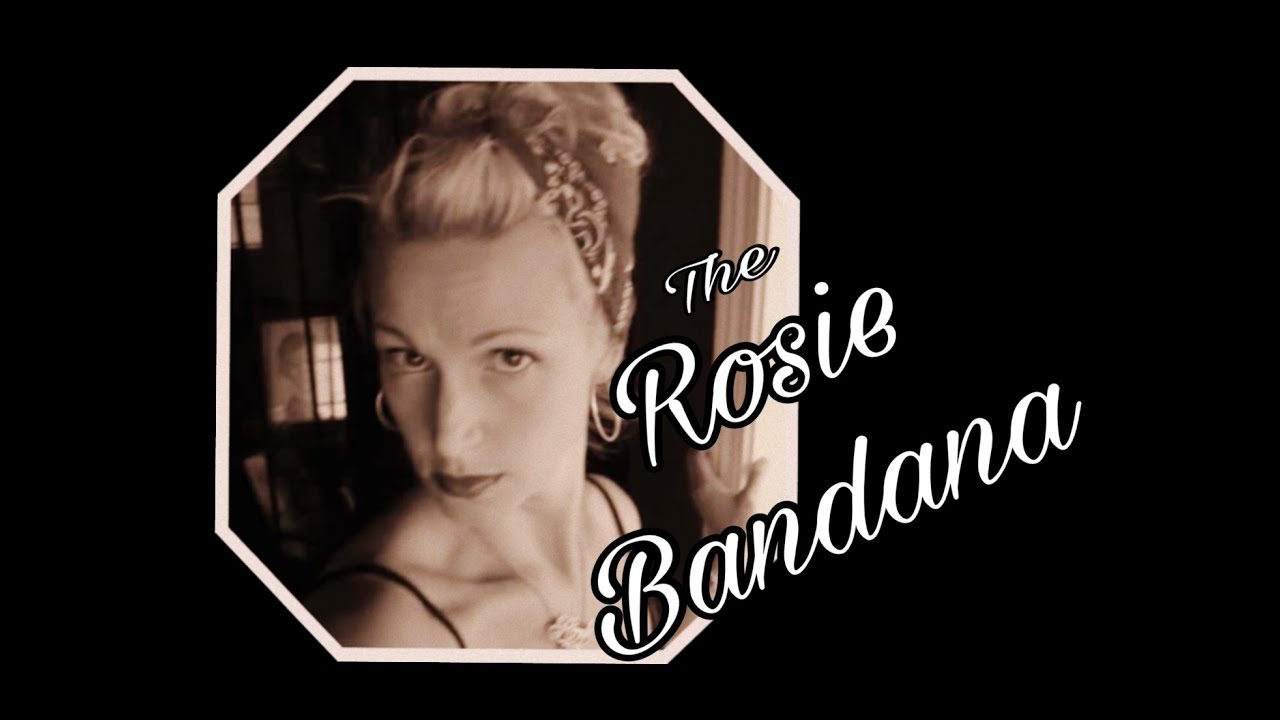 'Rosie' Bandana Rockabilly Pinup Hair