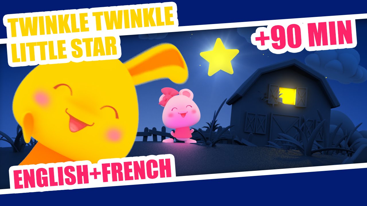 Twinkle Twinkle Little Star | French Nursery Rhyme + 80min of kids songs