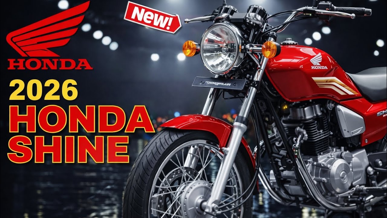 🚨 Наконец-то представлена ​​Honda Shine 125R 2026 года &mdash; спортивный дизайн и продуманные обновления
