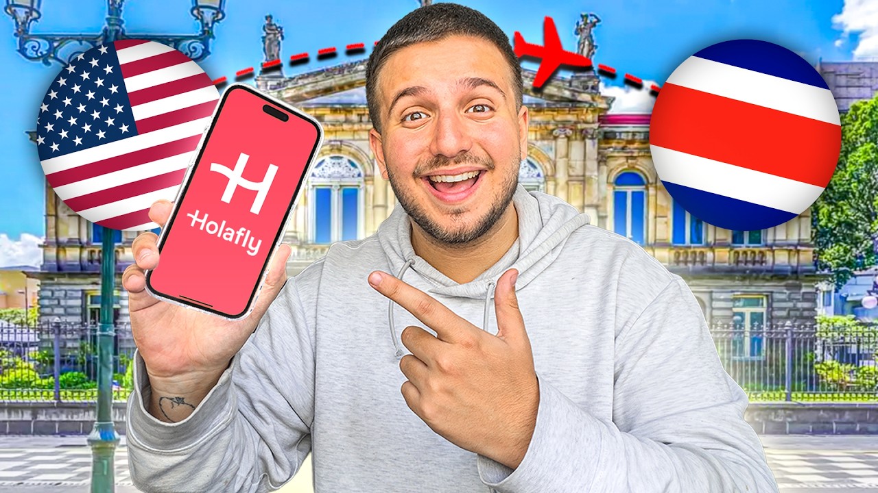 &iexcl;VIAJ&Eacute; de ESTADOS UNIDOS a COSTA RICA con #HOLAFLY! ✈️ | &iquest;C&oacute;mo mantenerse conectado?