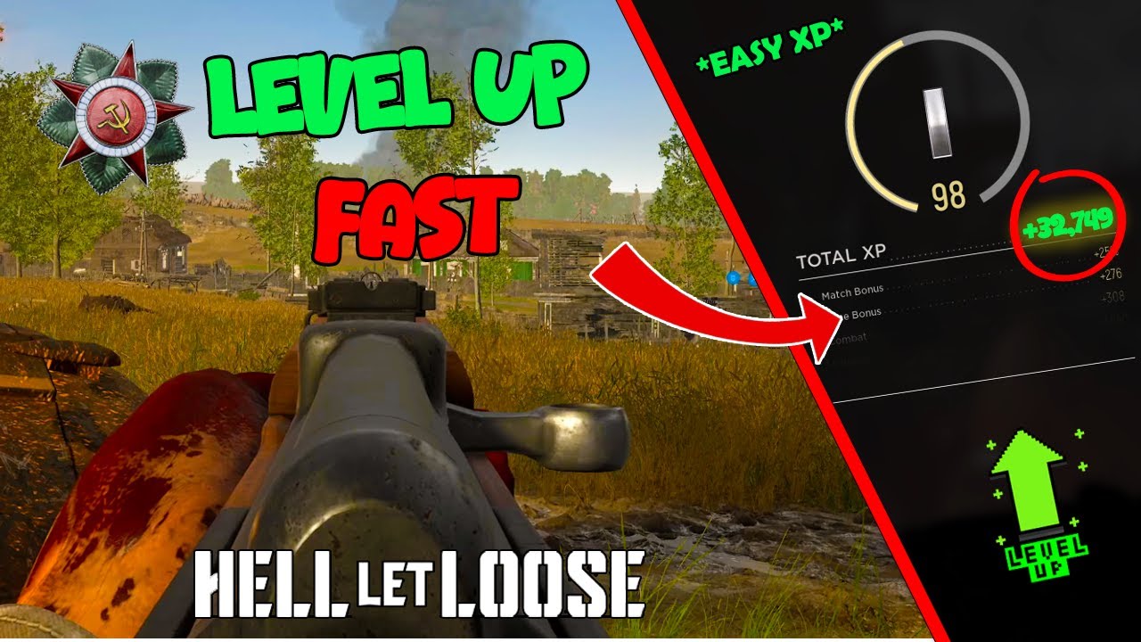 Как БЫСТРО повысить уровень в Hell Let Loose в 2025 году (Hell Let Loose Easy XP + Руководство по...