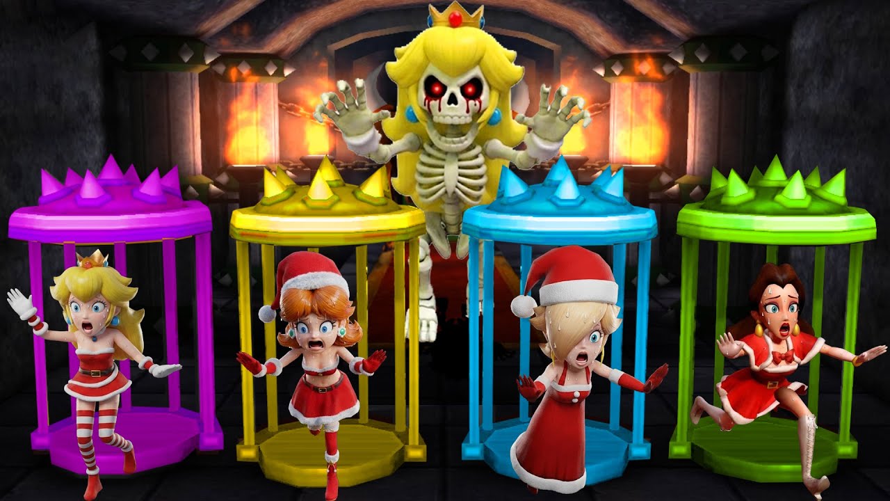 【マリオパーティ100ミニゲームコレクション】クリスマス特別編！4大プリンセス対決 ピーチVsデイジーVsロゼッタVsポリーン 4K UHD (2160P)