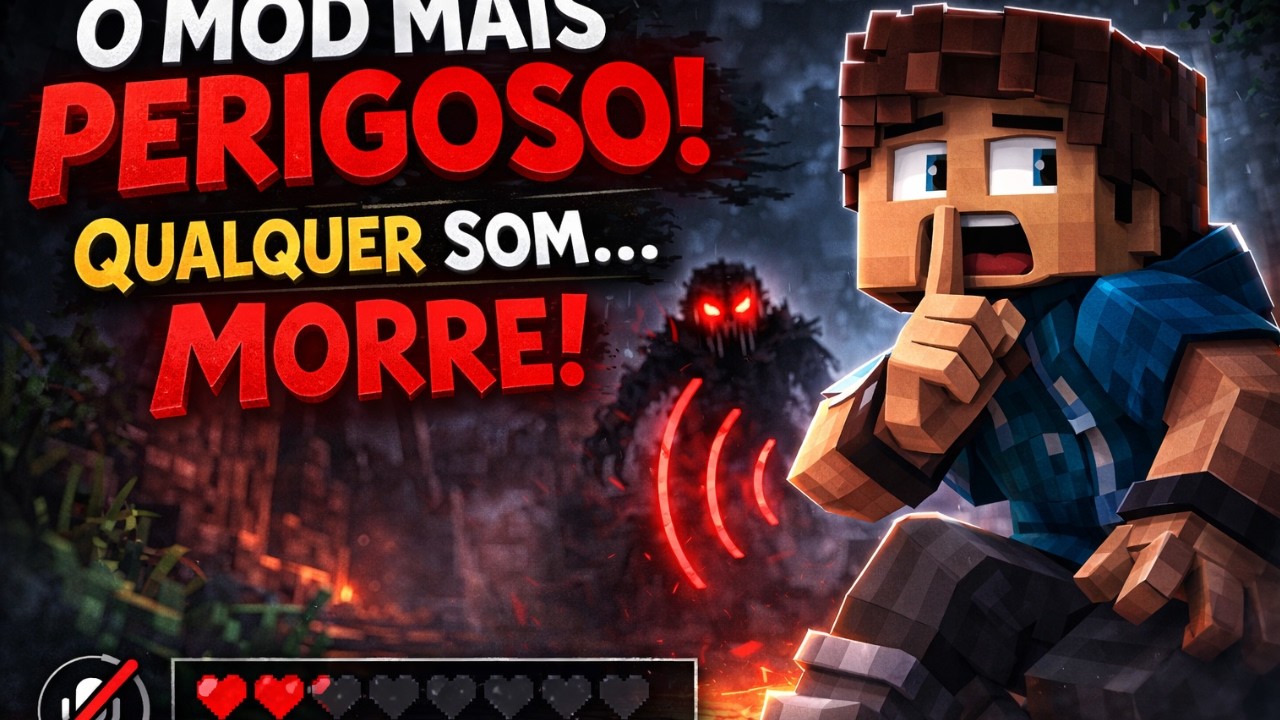 Se Eu Fizer BARULHO… EU MORRO (Minecraft Death Angels)