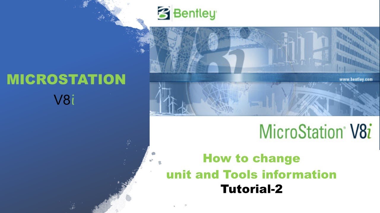 How to setup unit in Micro station, Bentley Rail Track, Inroads