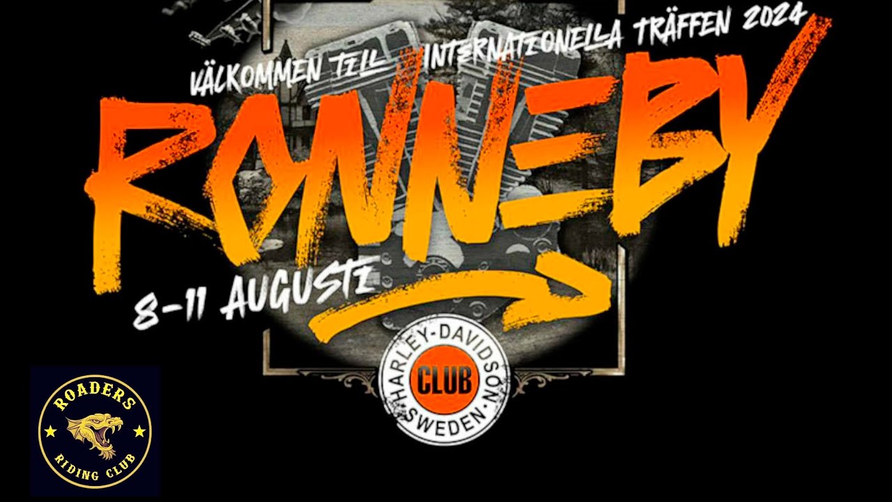 Roaders at H-DCS Internationella träffen 8-11 augusti 2024  Ronneby
