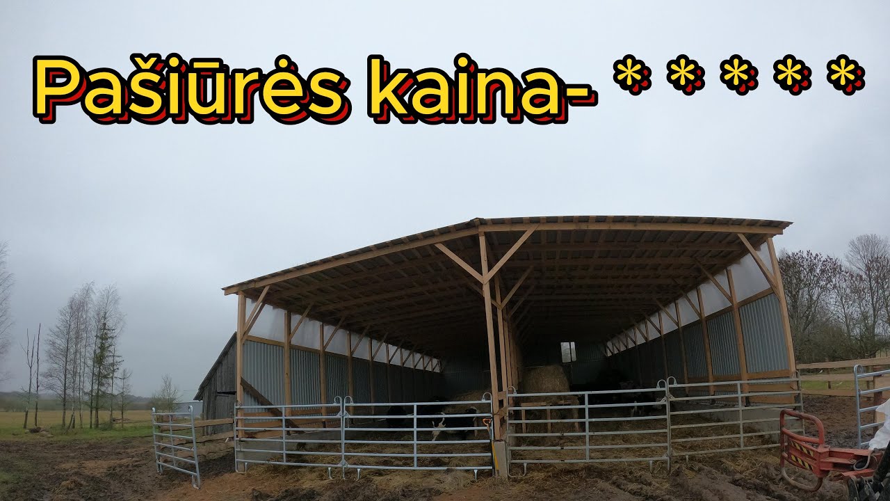 EkoŪkis #99 Dirbam ūkyje. Ar apsimoka statyti tokią pašiūrę?? Kokia kaina?