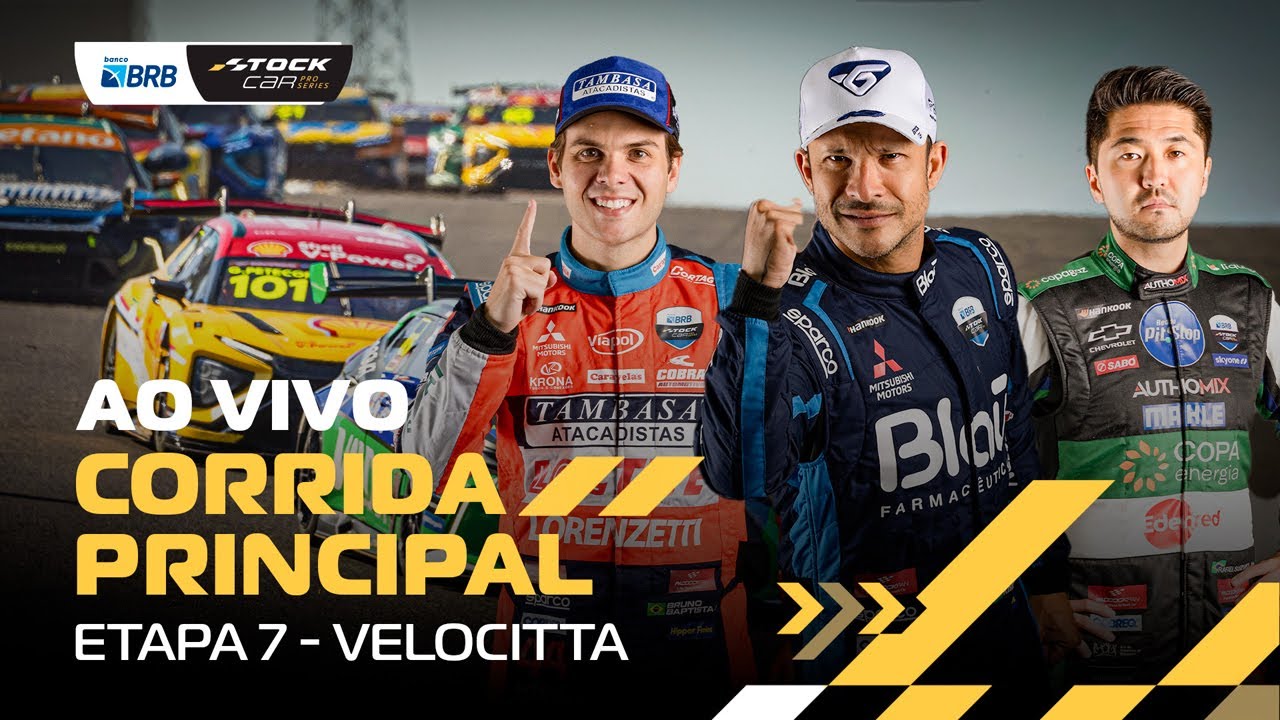 STOCK CAR BRB 2025 AO VIVO | 7ª ETAPA - CORRIDA PRINCIPAL | VELOCITTA - MOGI GUAÇU, SP