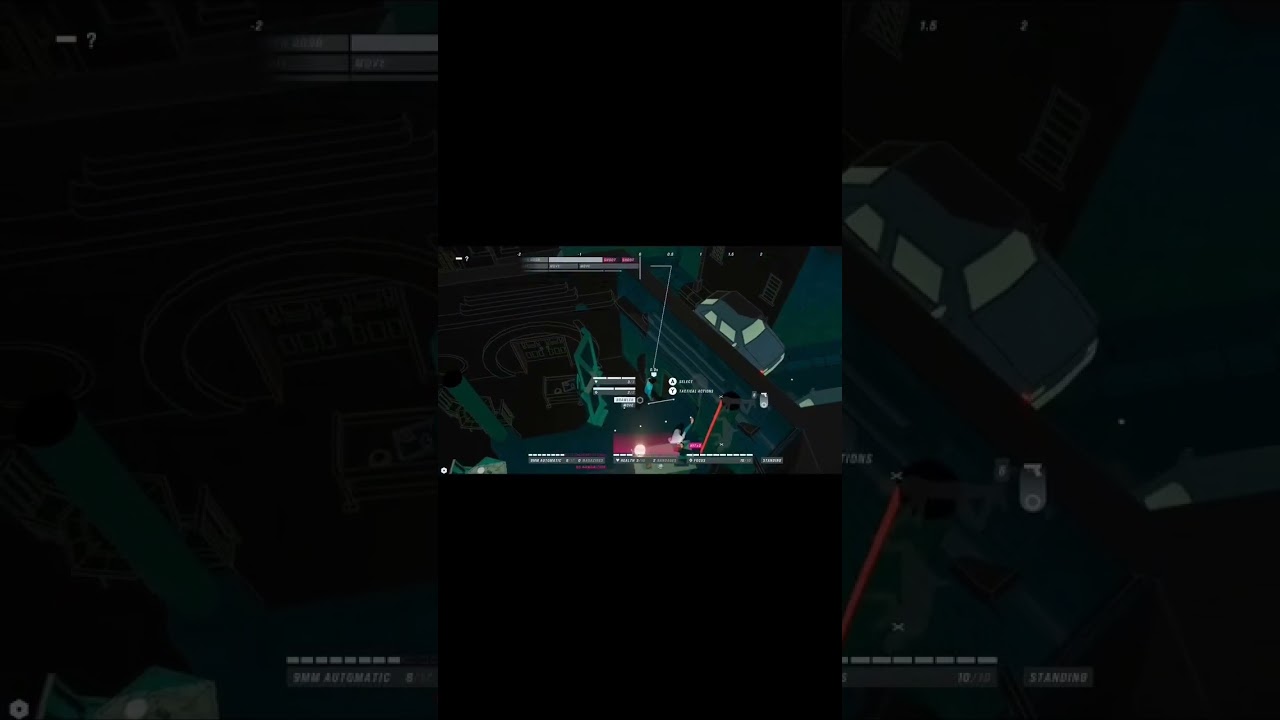 John Wick Hex: Black Guard Gets Shot, Pops and Locks. Motion Replay/Turn Based