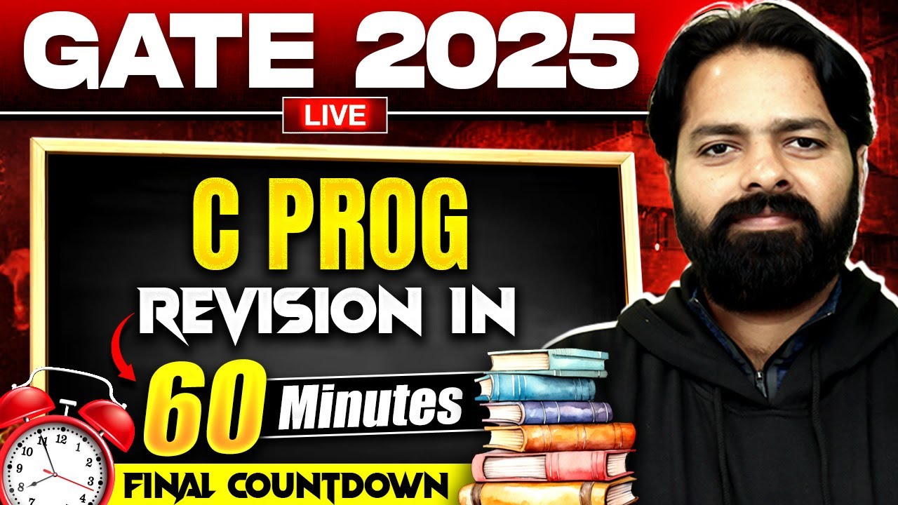 Revise C PROG in 60-Minutes with Deva Sir 📚💯 | One Last Shot at Perfection 🚀✨