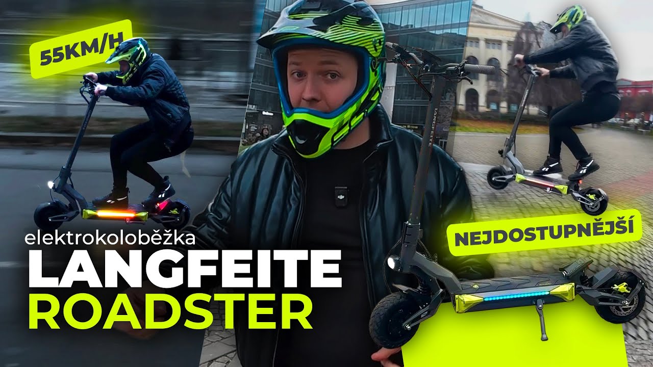 Nejdostupnější offroadová elektrokoloběžka - Langfeite Roadster