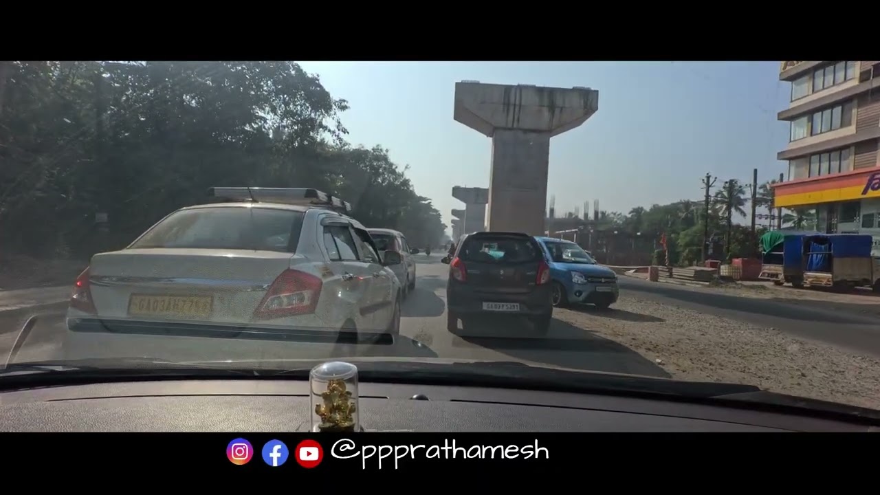 Panjim to Porvorim Traffic & Road Construction Update | Goa Ground Reality 🚧 | Shot on GoPro 11