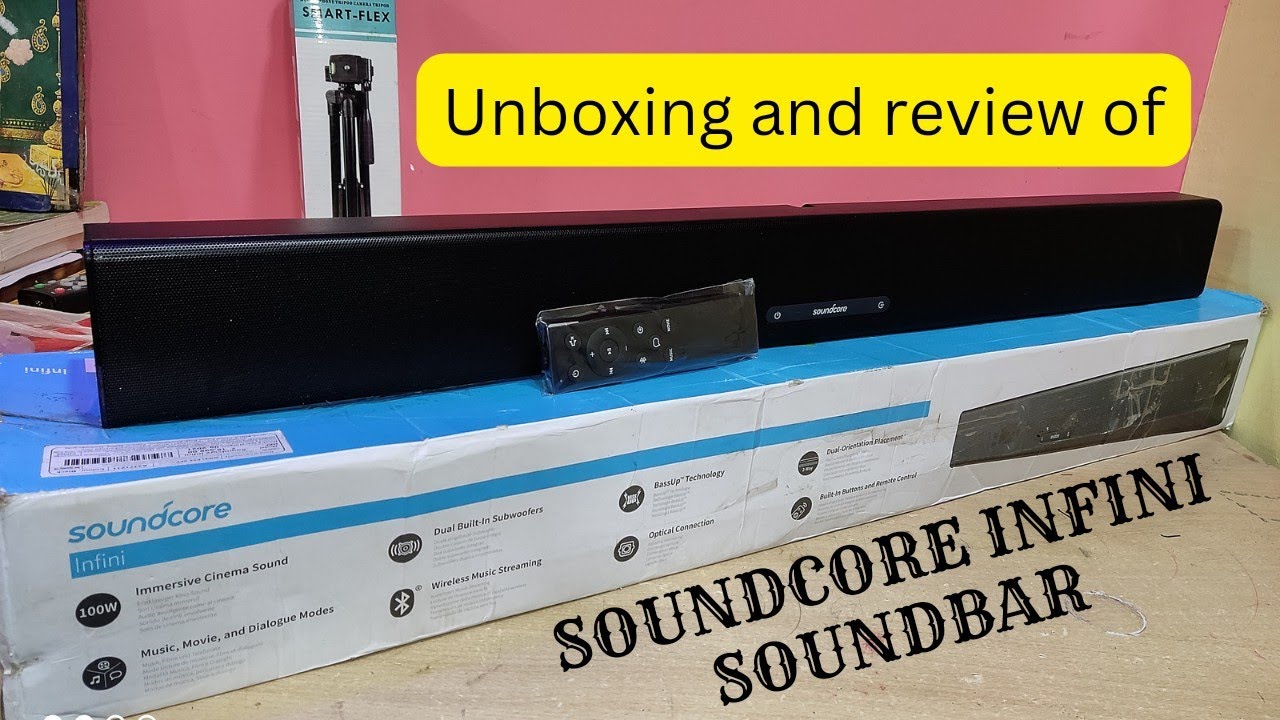 unboxing and review of soundcore infini soundbar | Galaxy Unpacker