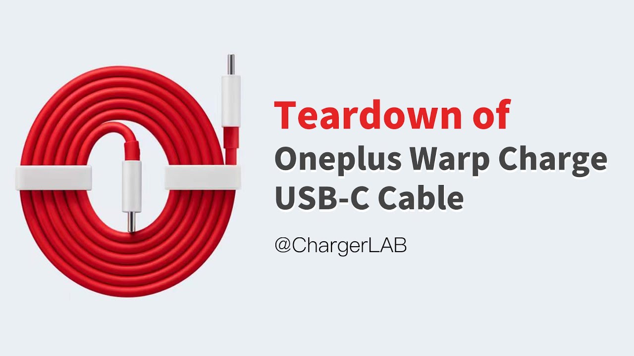 Разборка кабеля Oneplus Warp Charge USB-C