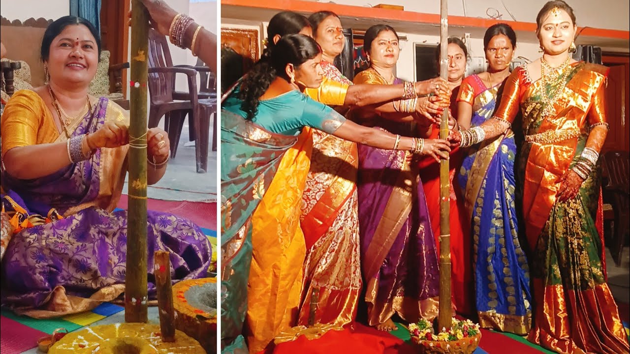 పసుపు దంచడంతో పెళ్లి పనులు మొదలయ్యాయి...||@Renuvlogs_6969 