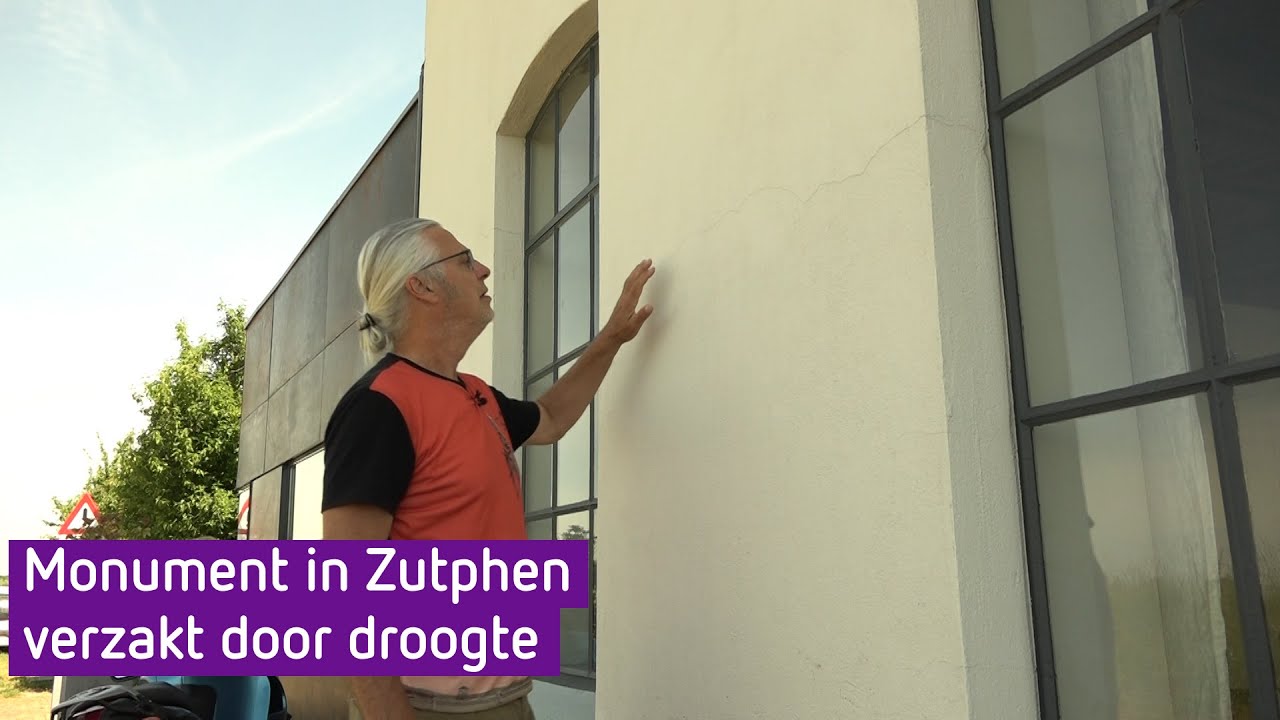 Droogte tast monument uit 1911 aan in Zutphen