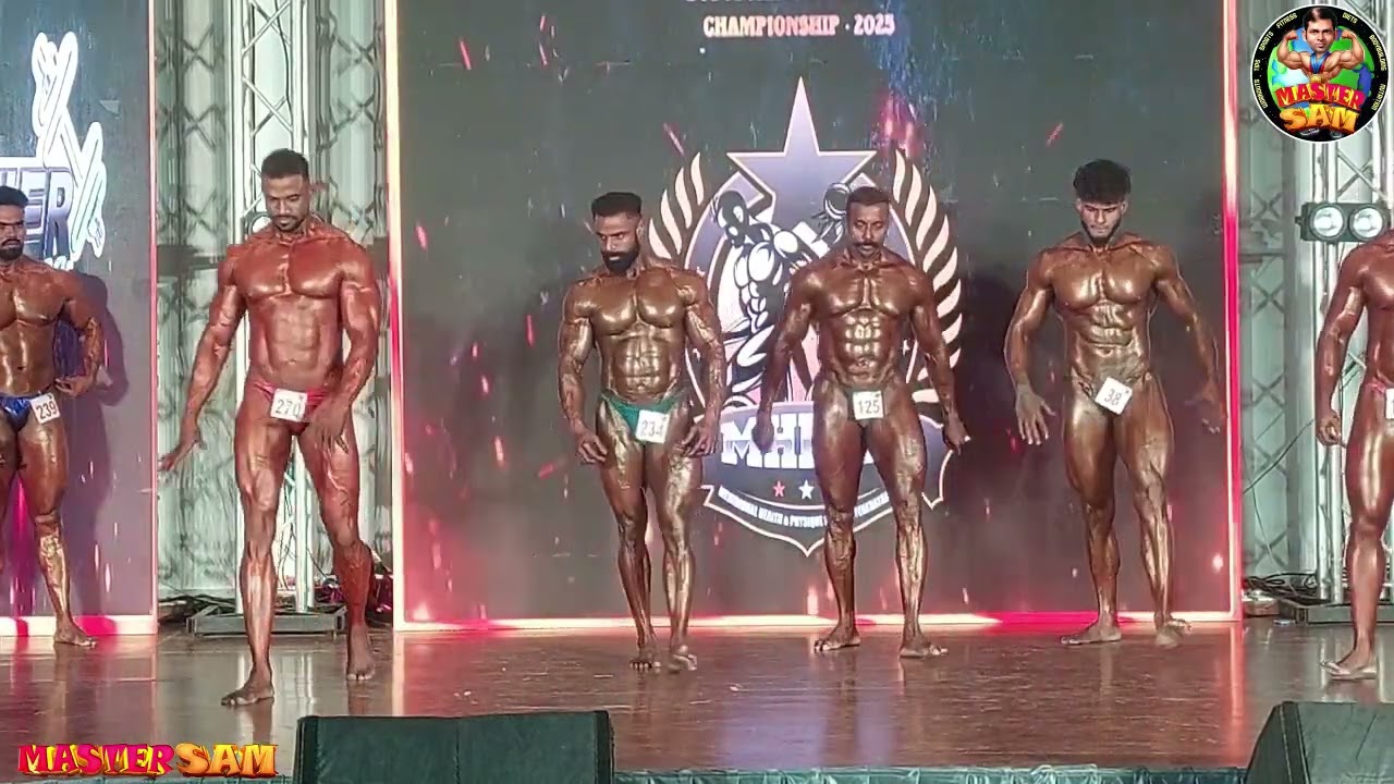 Bodybuilding SENIOR 80+KG CATEGORY | Mr & Ms India 2025 | MHPFF #bodybuilding #mastersam