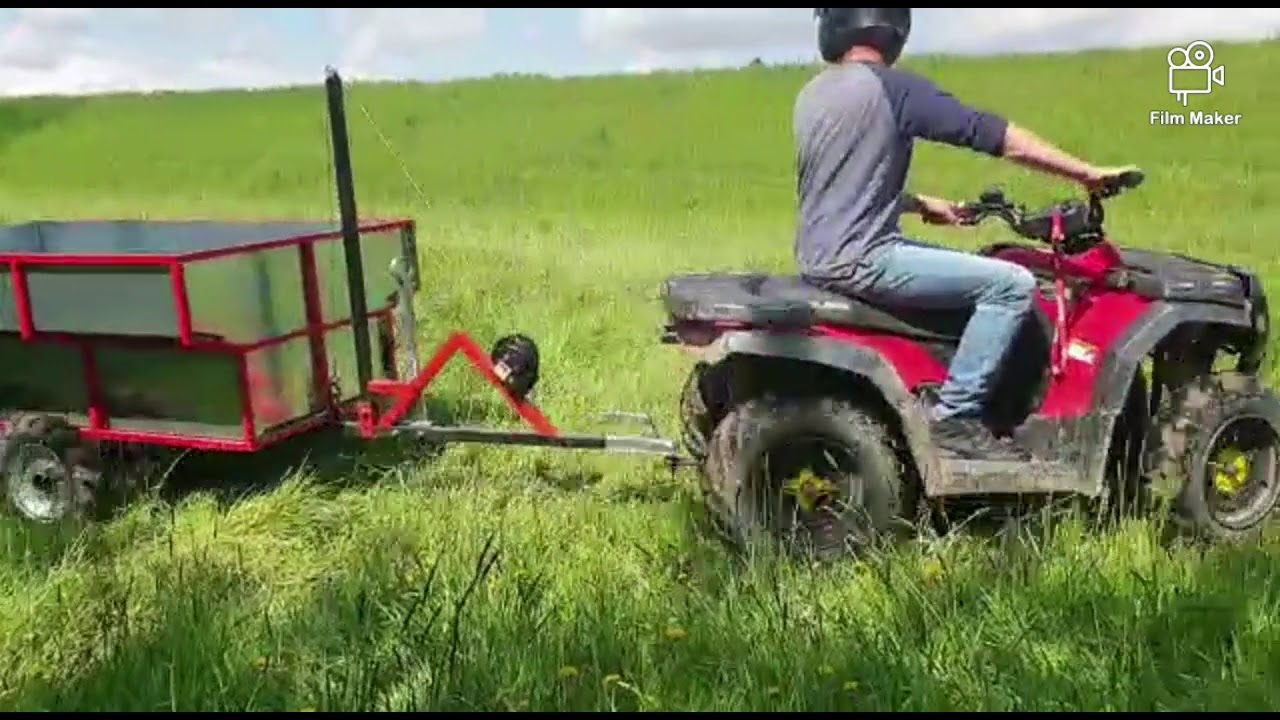 Przyczepa do quada .  ATV trailer .Polaris hawkeye