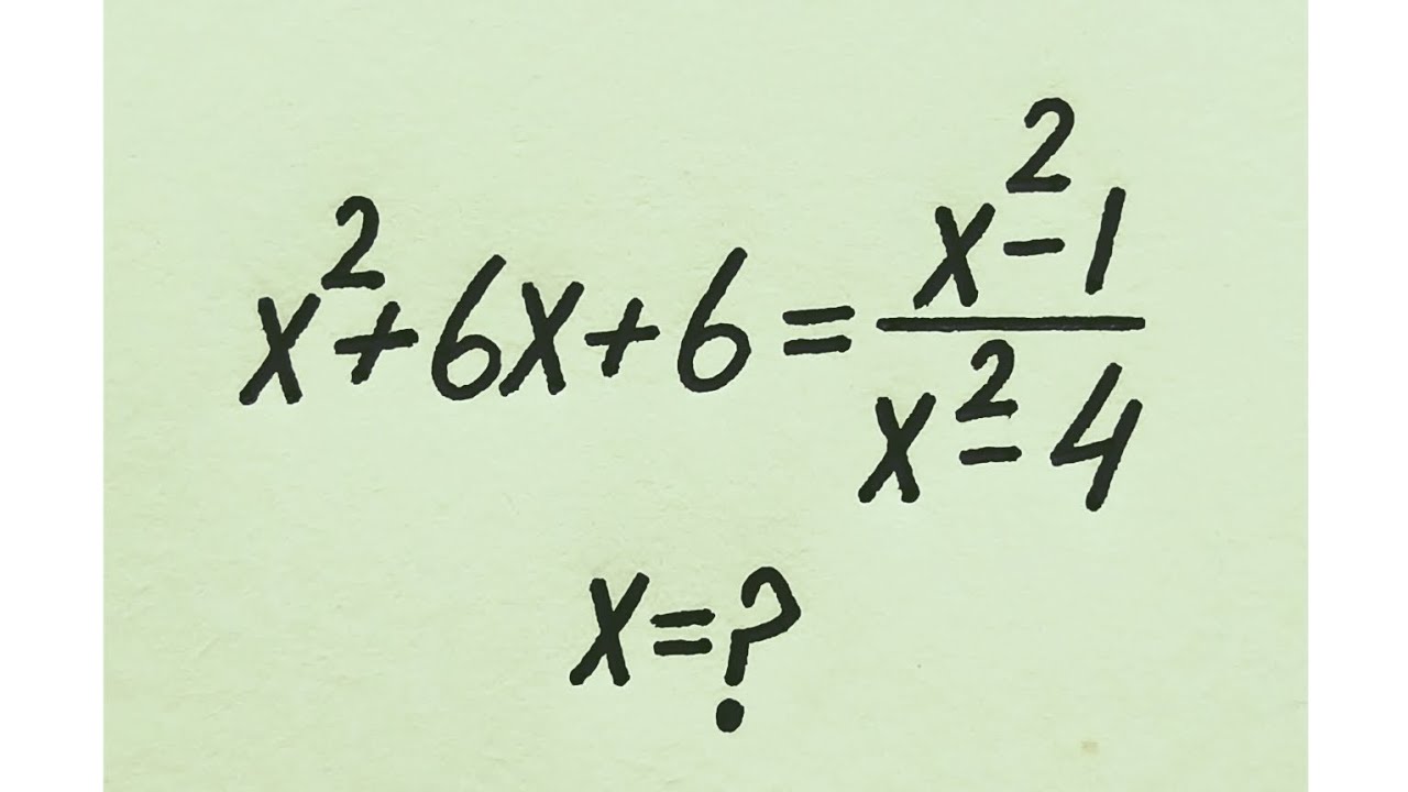 France | Can you solve this?? | Olympiad Mathematics 