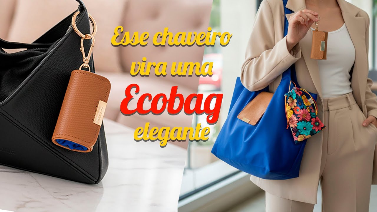 Vitta Bag, chaveiro que se transforma em ecobag