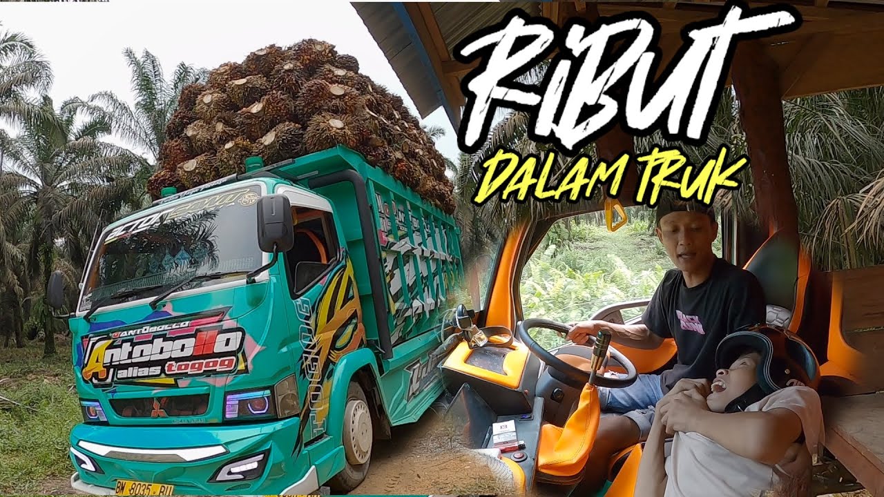 selalu ribut..!! bawa muatan segini.. masih aja berani becanda