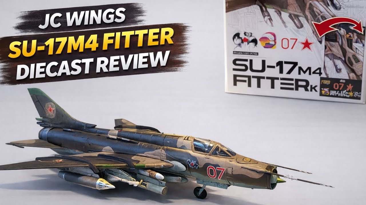 JC Wings Sukhoi Su-17M4 | Soviet Afghan War 1988 | 1:72 Diecast Model Review