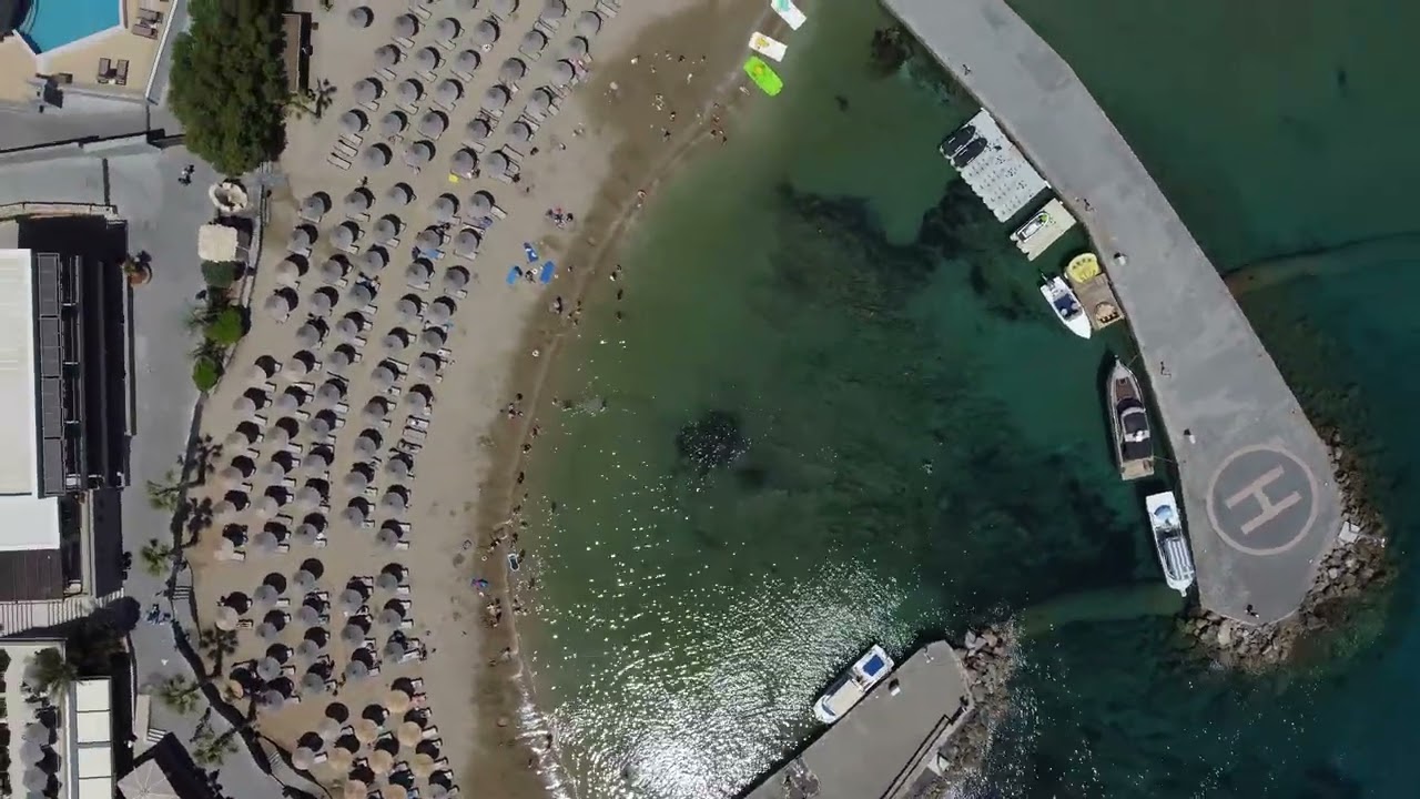 Greece - Crete - Hotel Nana Golden Beach Premium Resort & Spa - Drone flight view from the sky  2025