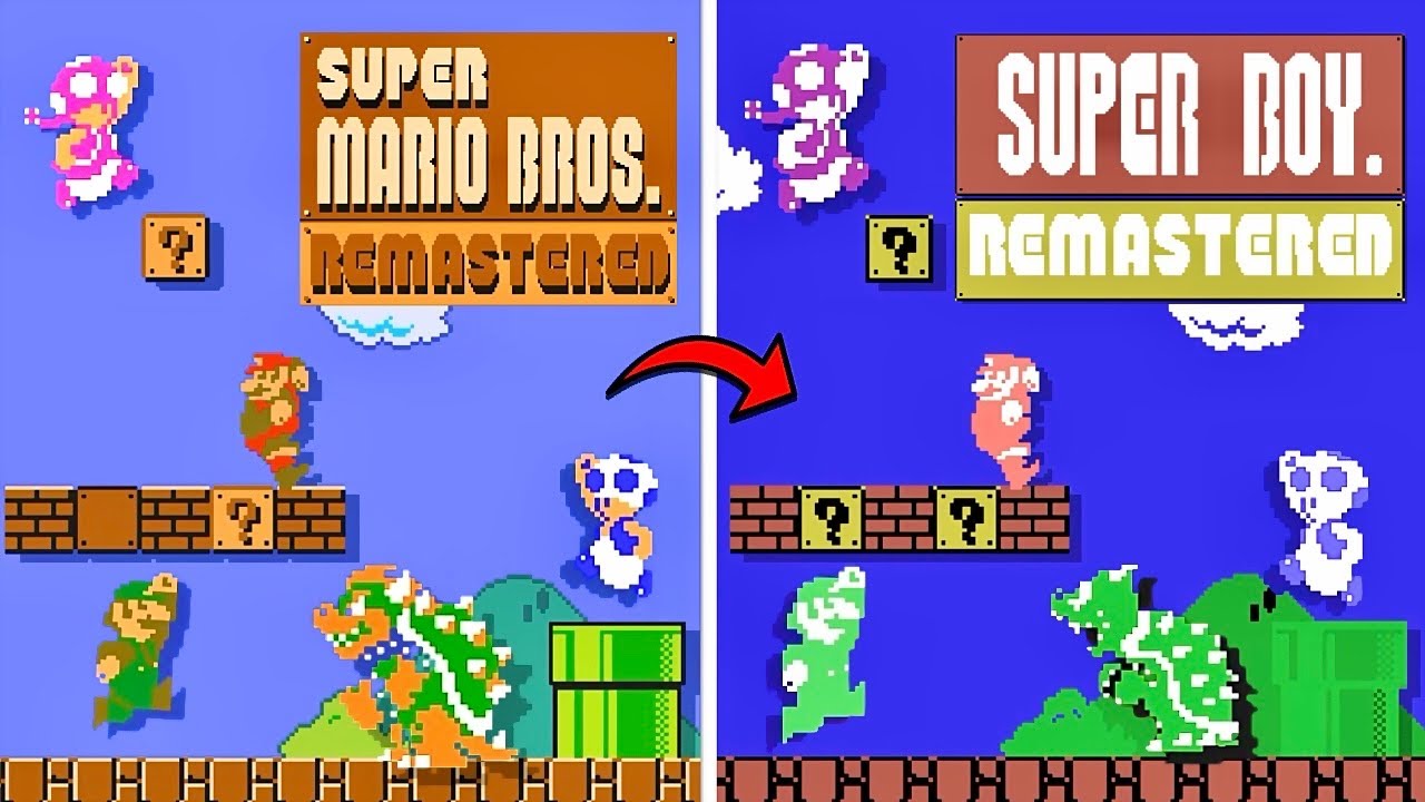 Super Mario Bros. Remastered - Super Boy Remastered HD Playthrough