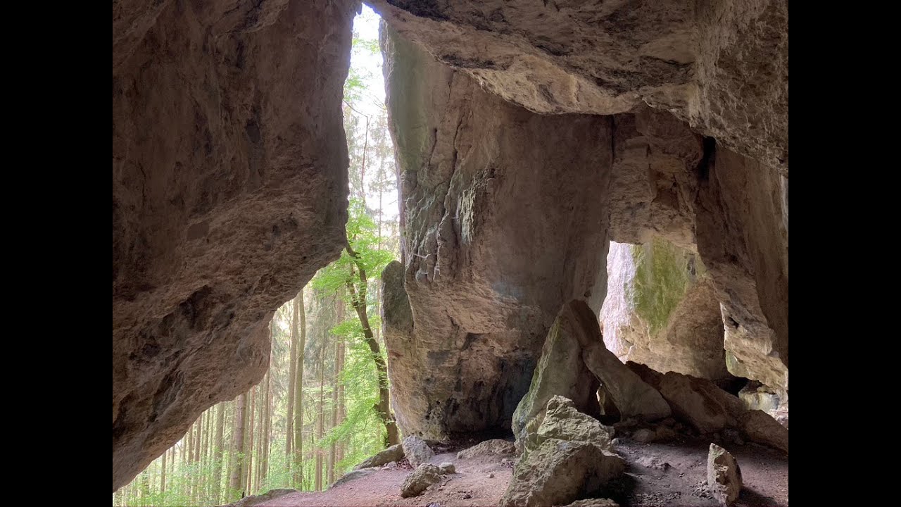 Kastlhänghöhle / Steinzeithöhle Essing + Kletterfelsen