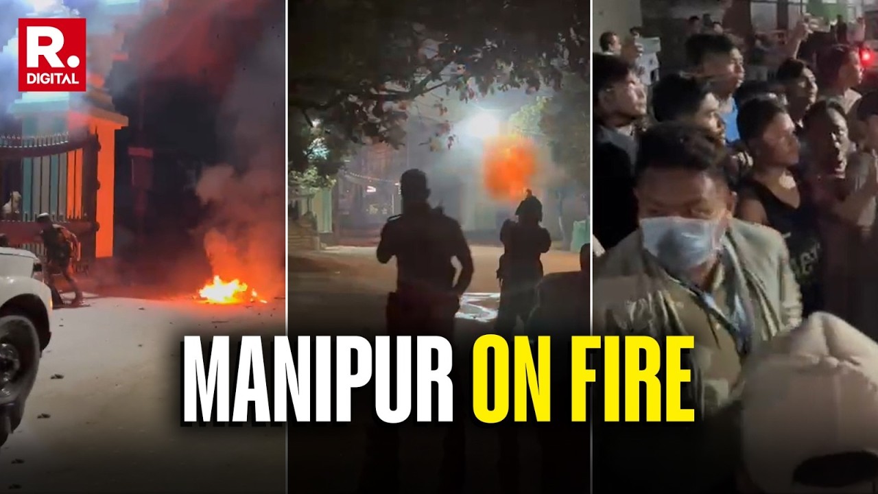 Manipur Tensions Escalate LIVE:Police Used Tear Gas As Crowd Gathers To Receive Bodies Of 6 Naga Men
