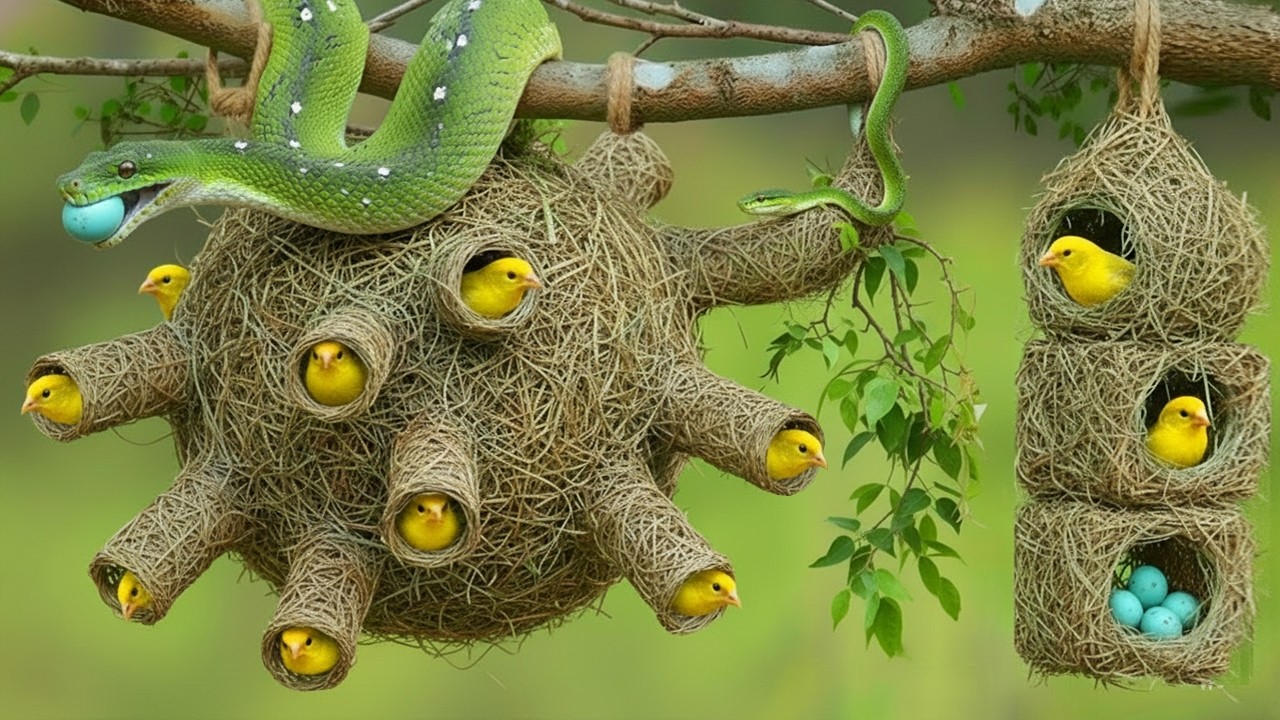 Top 10 TỔ CHIM Kỳ Lạ nhất thế giới đến RẮN cũng phải Bó tay chịu thua