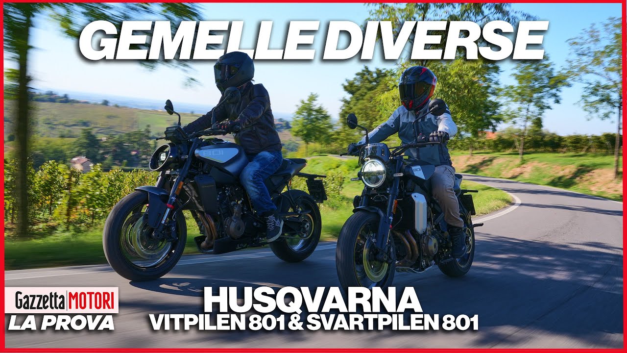Husqvarna Vitpilen 801 & Svartpilen 801 - La Prova