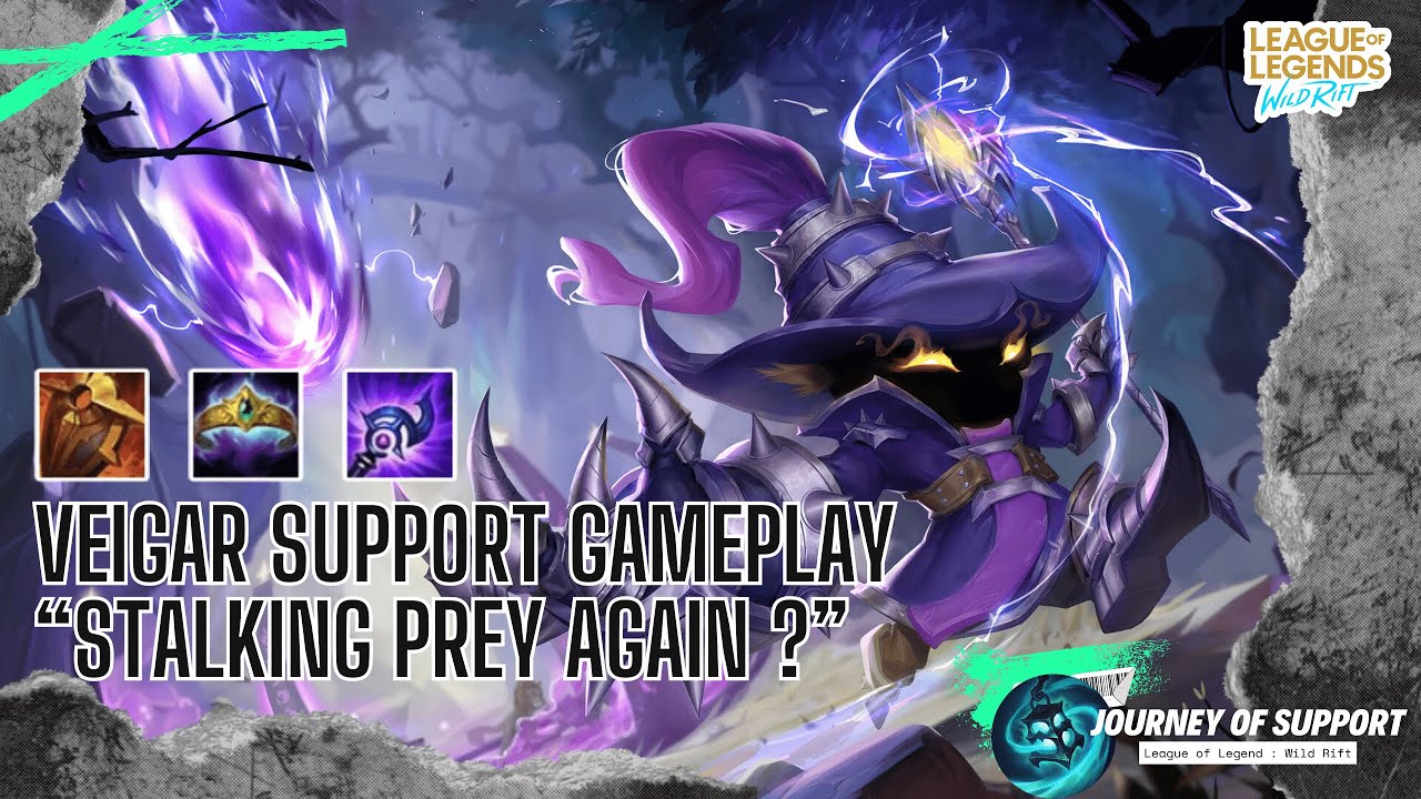Wild Rift : My job is to cage them - Veigar Support Gameplay Patch 5.1 #wildrift #wildriftvideos